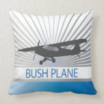 Bush Plane Throw Pillow