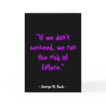 Bush Quote cards