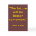 Bush Quote cards