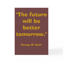Bush Quote cards