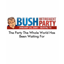 Bush Retirement Party T-Shirt (Womens)