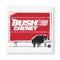 Bush-Sign Magnet by ScottNychay Bush-Sign Magnet