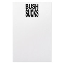 Bush Sucks stationery