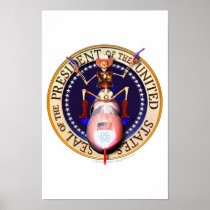 bush - the last cowboy print