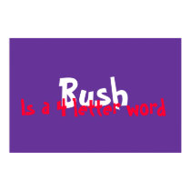 bush:the word posters