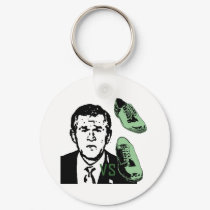 Bush VS Shoe keychains by NixxysPicks Bush VS Shoe keychains