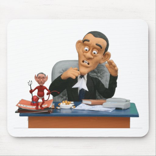 bush wants his chair back! mouse mats