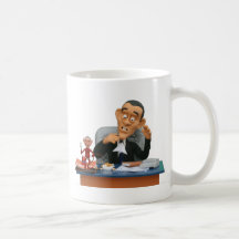 bush wants his chair back! mugs