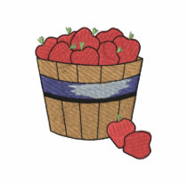 Bushel Of Apples embroidered shirts by ZazzleEmbroidery Bushel Of Apples embroidered shirts