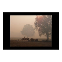 Bushfire Smoke at Glenloth posters by GlenlothArt Bushfire Smoke at Glenloth posters