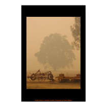 Bushfire Smoke at Glenloth posters by GlenlothArt Bushfire Smoke at Glenloth posters