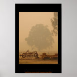 Bushfire Smoke at Glenloth Poster