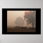 Bushfire Smoke at Glenloth Poster