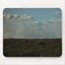 Bushfire Smoke Under Clouds In Tamala Park At West Mousepad