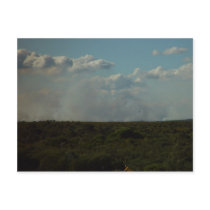 Bushfire Smoke Under Clouds In Tamala Park At West Postcards
