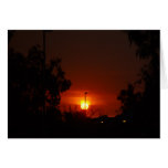 Bushfire Sunset In The Trees cards