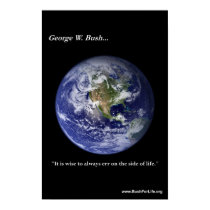 BushForLife Small Poster (vertical) posters