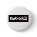 Bush's Last Day Button by strk3 Bush's Last Day Button