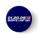 Bush's Last Day Button