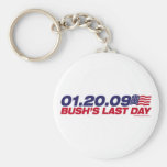 Bush's Last Day Keychain