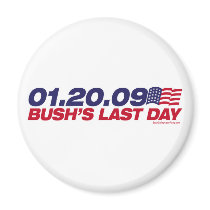 Bush's Last Day Magnet