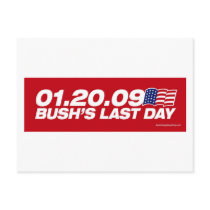 Bush's Last Day Postcard by strk3 Bush's Last Day Postcard