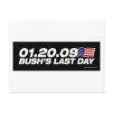 Bush's Last Day Postcard