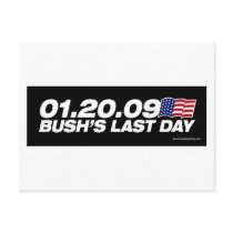 Bush's Last Day Postcard by strk3 Bush's Last Day Postcard