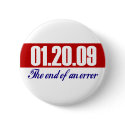 Bush's Last Day: The End of an Error. buttons