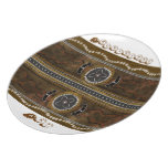 Bushtucker Gathering Aboriginal Art Plate