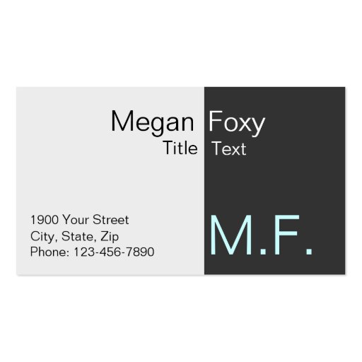 Busines card for talent business card template