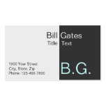 Busines card for techies business card template