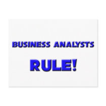 Business Analysts Rule! Postcards