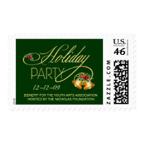 Business Benefit Holiday Party Postage Stamps