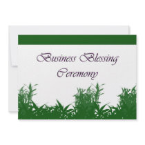 Business Blessing Ceremony, Business Blessing Inv Personalized Invitations