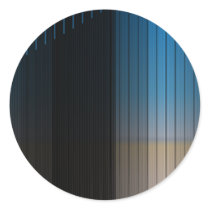 Business Blue, Brown & Black Striped Stickers by mrssocolov2 Business Blue, Brown & Black Striped Stickers