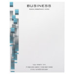 business_blue_letter letterhead design