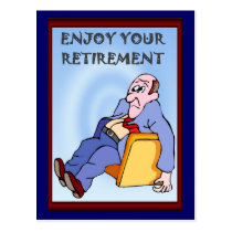 Business buddies, Enjoy your retirement Post Cards