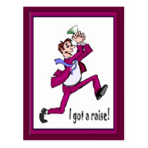 Business buddies, I got a raise! Postcards