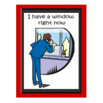 Business buddies, I have a window right now! Postcards