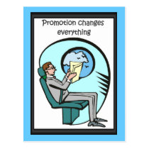 Business buddies,Promotion changes everything Postcard