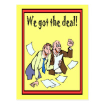 Business Buddies, We got the deal Postcard