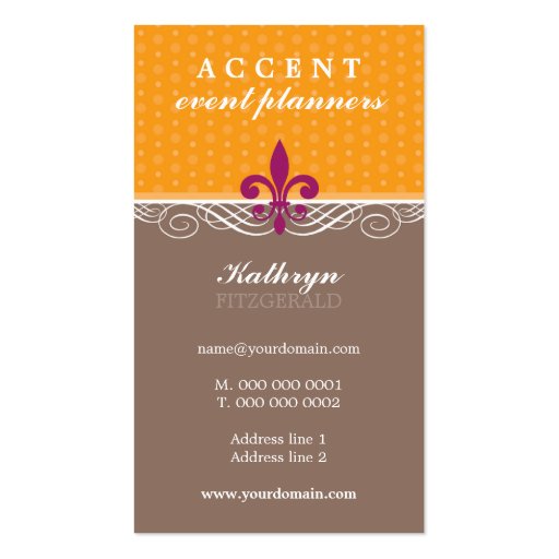 BUSINESS CARD :: accent 3 (front side)