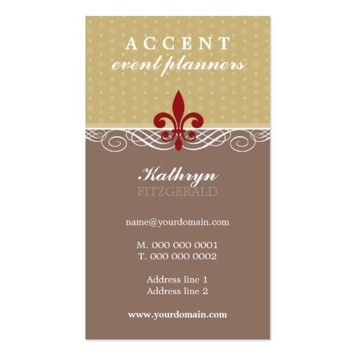BUSINESS CARD :: accent 4 (front side)