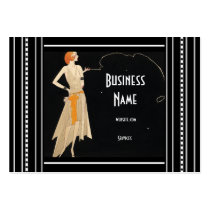 Business Card Art Nouveau Deco Fashion Elegant