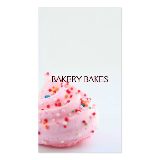 Business Card | Bakery |bluepink (back side)