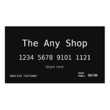 Business Card | Black Card