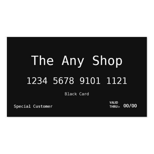 Business Card | Black Card