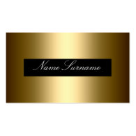 Business Card Black  Silver gold Abstract Business Cards