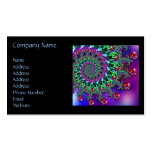 Business Card - Bokeh Fractal Purple Terquoise business cards